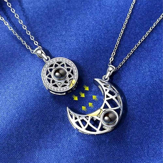 Collar de Pareja Sol y Luna